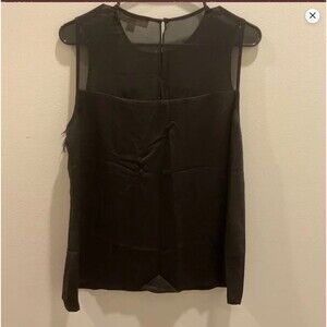 Women’s Black Michael Kors Blouse Tank Top Size L NWT
